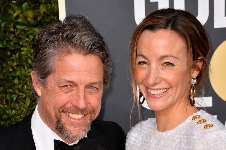 Hugh Grant mit seiner Ehefrau Anna Eberstein Hugh Grant mit seiner Ehefrau Anna Eberstein
