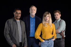 Franz Ainfachnur (Christofer von Beau, v.l.n.r.), Arthur Bauer (Gerd Silberbauer), Theresa Schwaiger (Mersiha Husagic) und D...