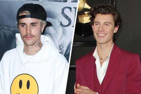 Justin Bieber (li.) und Shawn Mendes haben zusammen den Song 