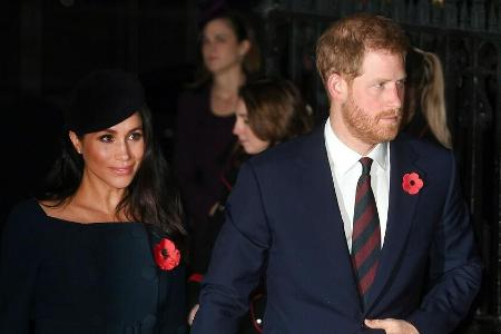 Herzogin Meghan und Prinz Harry bei einem Auftritt in London