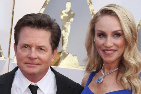 Michael J. Fox und seine Frau Tracy Pollan Michael J. Fox und seine Frau Tracy Pollan