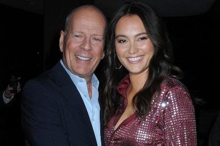 Bruce Willis und Emma Heming auf einer Premiere Ende 2019 Bruce Willis und Emma Heming auf einer Premiere Ende 2019