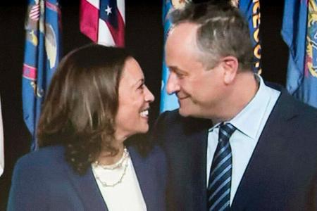 Kamala Harris und ihr Ehemann und Kamala Harris und ihr Ehemann und