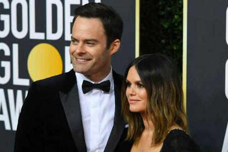 Bill Hader und Rachel Bilson bei ihrem einzigen öffentlichen Auftritt als Paar im Januar Bill Hader und Rachel Bilson bei ihrem einzigen öffentlichen Auftritt als Paar im Januar
