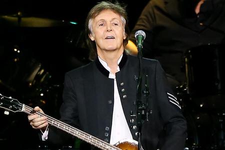 Ex-Beatle Sir Paul McCartney steht auch heute noch auf der Bühne. Ex-Beatle Sir Paul McCartney steht auch heute noch auf der Bühne.
