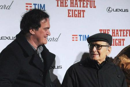 Quentin Tarantino und Ennio Morricone bei einem Red-Carpet-Event zu Quentin Tarantino und Ennio Morricone bei einem Red-Carpet-Event zu