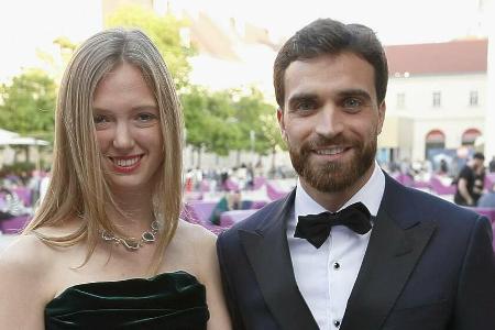 Eleonore von Habsburg-Lothringen und Jérôme D'Ambrosio bei einem Event im Mai 2019. Eleonore von Habsburg-Lothringen und Jérôme D'Ambrosio bei einem Event im Mai 2019.