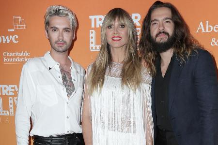 Bill Kaulitz (v.l.n.r.), Heidi Klum und Tom Kaulitz sind ein eingespieltes Trio. Bill Kaulitz (v.l.n.r.), Heidi Klum und Tom Kaulitz sind ein eingespieltes Trio.