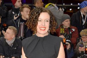 Maria Schrader bei einem Auftritt in Berlin