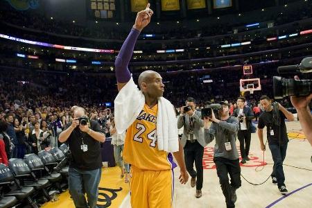 Kobe Bryant wird 2020 in die Basketball Hall of Fame aufgenommen.