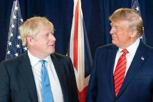 Boris Johnson in Klinik: Donald Trump betet für ihn