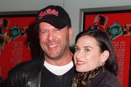 Bruce Willis und seine damalige Ehefrau Demi Moore im Jahr 1997