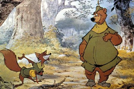 Robin Hood (Fuchs) lebt mit Little John im Nottingham Forest. Robin Hood (Fuchs) lebt mit Little John im Nottingham Forest.