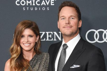 Chris Pratt hat seine Frau Katherine Schwarzenegger auf Instagram geneckt Chris Pratt hat seine Frau Katherine Schwarzenegger auf Instagram geneckt