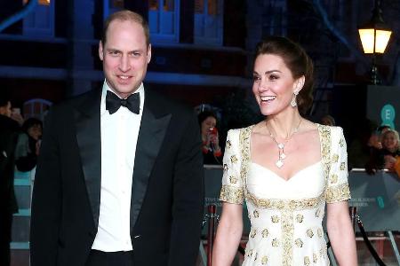 Prinz William und Herzogin Kate im Februar bei den British Academy Film Awards in London Prinz William und Herzogin Kate im Februar bei den British Academy Film Awards in London