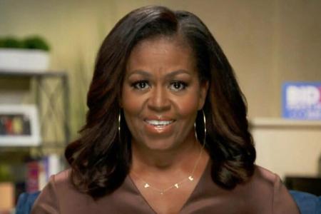 Michelle Obama mit ihrer Michelle Obama mit ihrer