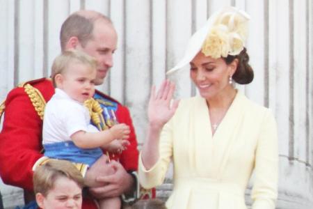 Kate, William und die Kinder Louis, Charlotte und George Kate, William und die Kinder Louis, Charlotte und George
