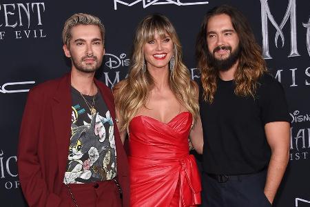 Heidi Klum feiert die Band Tokio Hotel auf Instagram. Heidi Klum feiert die Band Tokio Hotel auf Instagram.