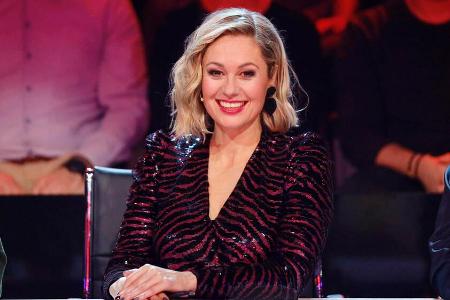 Ruth Moschner während der ersten Live-Show von Ruth Moschner während der ersten Live-Show von