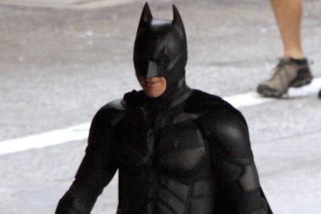 Christian Bale einst am Set im 