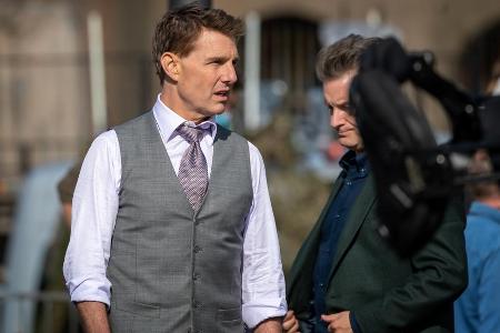 Tom Cruise bei den Dreharbeiten zu Tom Cruise bei den Dreharbeiten zu