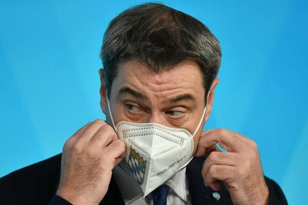 Markus Söder verkündet strengere Corona-Maßnahmen Markus Söder verkündet strengere Corona-Maßnahmen