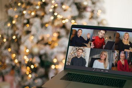 Eine virtuelle Weihnachtsfeier ist im Corona-Jahr für viele die Lösung Eine virtuelle Weihnachtsfeier ist im Corona-Jahr für viele die Lösung