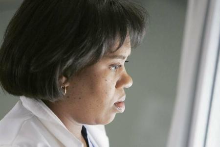 Chandra Wilson spielt Ärztin Miranda Bailey in Chandra Wilson spielt Ärztin Miranda Bailey in