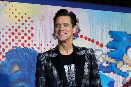 Jim Carrey bei einer Filmpremiere im Februar 2020. Jim Carrey bei einer Filmpremiere im Februar 2020.