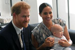 Harry und Meghan gemeinsam mit Sohn Archie 2019 in Südafrika.