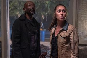 Alycia Debnam-Carey als Alicia Clark und Lennie James als Morgan Jones in "Fear the Walking Dead".