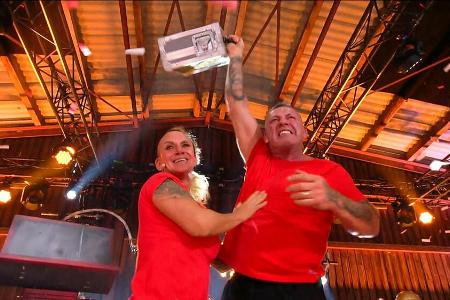 Caro und Andreas Robens nach ihrem Sieg beim Caro und Andreas Robens nach ihrem Sieg beim