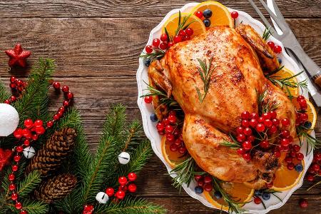 Die gute alte Weihnachtsgans ist das beliebteste Essen am 1. Weihnachtstag. Die gute alte Weihnachtsgans ist das beliebteste Essen am 1. Weihnachtstag.
