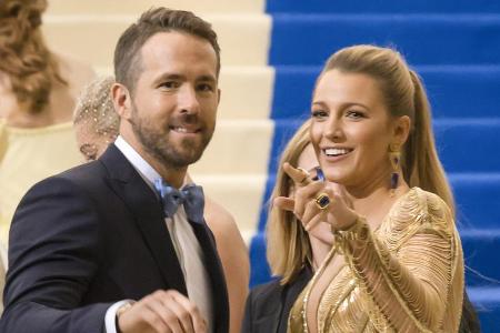 Ryan Reynolds und Blake Lively gemeinsam auf einem Event in New York im Mai 2017 Ryan Reynolds und Blake Lively gemeinsam auf einem Event in New York im Mai 2017
