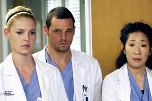 Sie haben "Grey's Anatomy" bereits verlassen: Katherine Heigl (v.l.), Justin Chambers und Sandra Oh.
