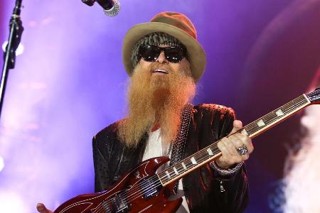 Musiker Billy Gibbons bei einem Auftritt Ende 2017 in New York City Musiker Billy Gibbons bei einem Auftritt Ende 2017 in New York City