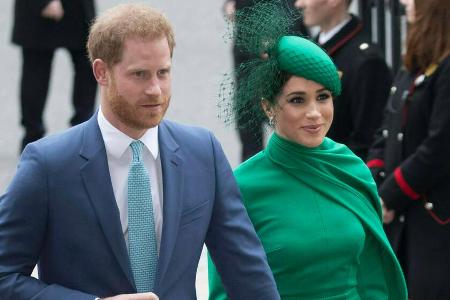 Prinz Harry und Herzogin Meghan bei ihrem letzten offiziellen Termin als Royals. Prinz Harry und Herzogin Meghan bei ihrem letzten offiziellen Termin als Royals.