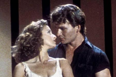 Jennifer Grey und Patrick Swayze als Traumpaar Baby und Johnny in Jennifer Grey und Patrick Swayze als Traumpaar Baby und Johnny in