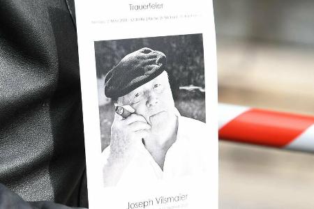 Die Trauerfeier für Joseph Vilsmaier fand am Montag in München statt Die Trauerfeier für Joseph Vilsmaier fand am Montag in München statt