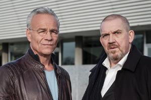 "Tatort: Kein Mitleid, keine Gnade": Max Ballauf (Klaus J. Behrendt, l.) und Freddy Schenk (Dietmar Bär) suchen den Mörder e...