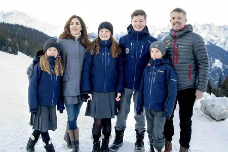 Die dänische Königsfamilie in der Schweiz Die dänische Königsfamilie in der Schweiz