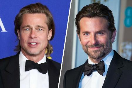 Brad Pitt (l.) hat Kumpel Bradley Cooper viel zu verdanken Brad Pitt (l.) hat Kumpel Bradley Cooper viel zu verdanken