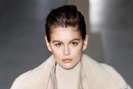 Kaia Gerber auf der Fashion Week in Mailand