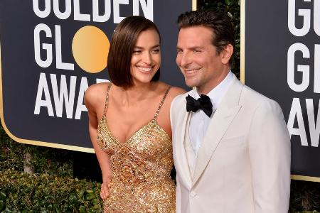 Bradley Cooper und Irina Shayk bei den Golden Globe Awards im Januar 2019 Bradley Cooper und Irina Shayk bei den Golden Globe Awards im Januar 2019