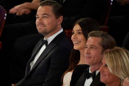 Leonardo DiCaprio (l.) und Camila Morrone bei den Oscars 2020 Leonardo DiCaprio (l.) und Camila Morrone bei den Oscars 2020