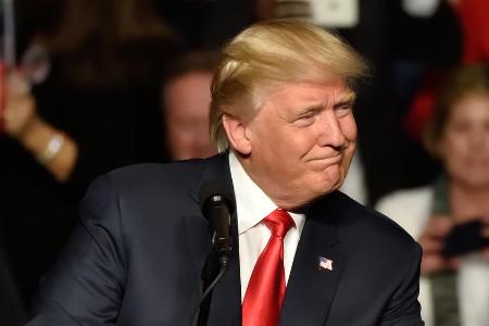 Donald Trump findet die Wahl von Donald Trump findet die Wahl von
