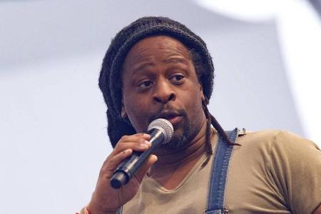 Mola Adebisi bei einem Auftritt in Köln Mola Adebisi bei einem Auftritt in Köln