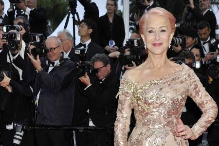 Kann mit rosa Haaren punkten: Helen Mirren Kann mit rosa Haaren punkten: Helen Mirren