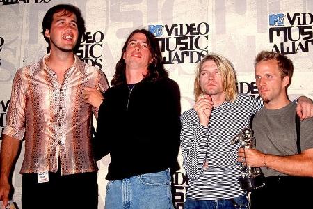 Nirvana im Jahr 1993 bei den MTV Video Music Awards Nirvana im Jahr 1993 bei den MTV Video Music Awards