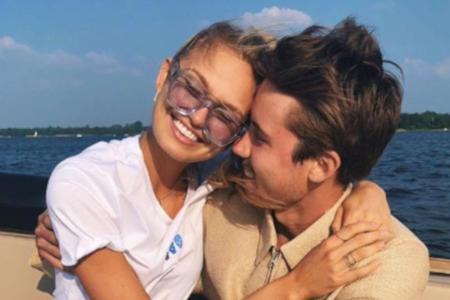 Romee Strijd sieht überglücklich aus Romee Strijd sieht überglücklich aus